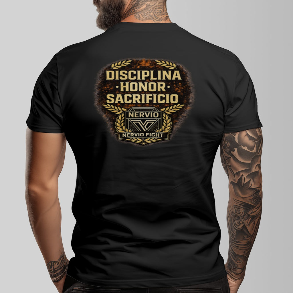 NERVIO FIGHT – Camiseta HONOR · Mentalidad de combate